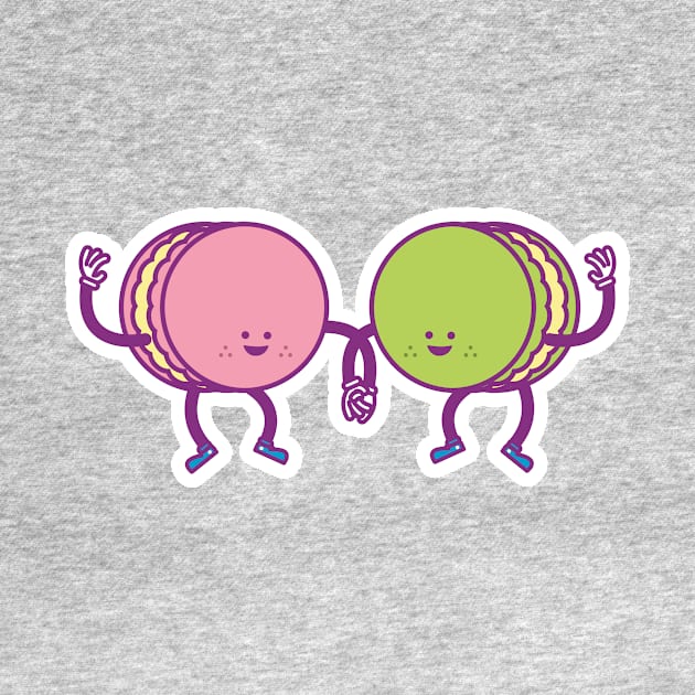 Macarons Holding Hands by Mended Arrow